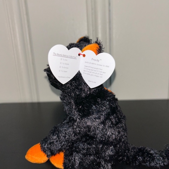 Ty Beanie Baby Fraidy The Black Cat Halloween 2003 - Picture 4 of 5